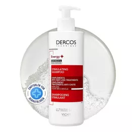 VICHY DERCOS Shampoo Vital con Aminexil, 400 ml