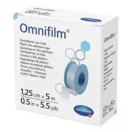 OMNIFILM Foglio di gesso di fissaggio 1,25 cm x 5 m, 1 pz
