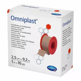 OMNIPLAST Gesso di fissaggio filo tessile 2,5 cm x 9,2 m, 1 pz