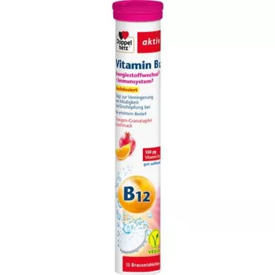 DOPPELHERZ Vitamina B12 compresse effervescenti, 15 pz