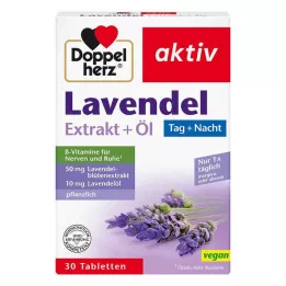 DOPPELHERZ Compresse di estratto+olio di lavanda, 30 pz