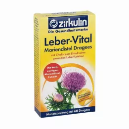 ZIRKULIN Compresse rivestite di cardo mariano Liver Vital, 60 pz