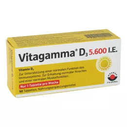 VITAGAMMA D3 5.600 U.I. vitamina D3 NEM Compresse, 50 pz