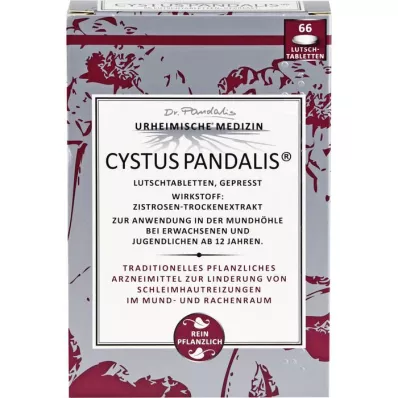 CYSTUS pastiglie di Pandalis, 66 pezzi