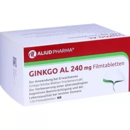 GINKGO AL 240 mg compresse rivestite con film, 120 pezzi