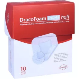 DRACOFOAM Infekt haft Schaumst.Wundauf.5x5 cm, 10 pz