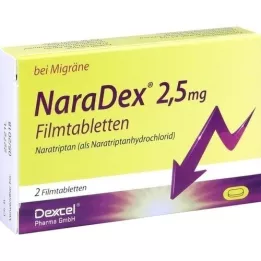 NARADEX 2,5 mg compresse rivestite con film, 2 pz