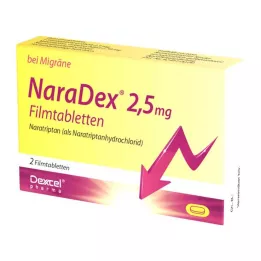 NARADEX 2,5 mg compresse rivestite con film, 2 pz