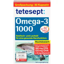 TETESEPT Omega-3 1000 Capsule, 80 Capsule
