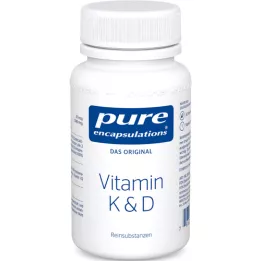 PURE ENCAPSULATIONS Vitamina K &amp; D capsule, 60 pz
