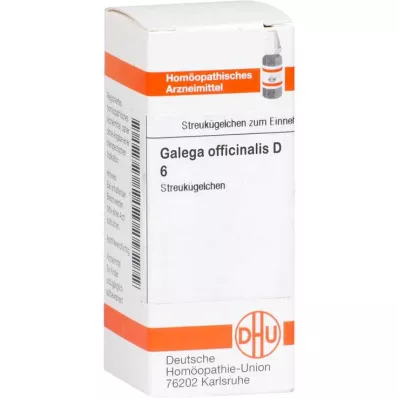 GALEGA officinalis D 6 globuli, 10 g