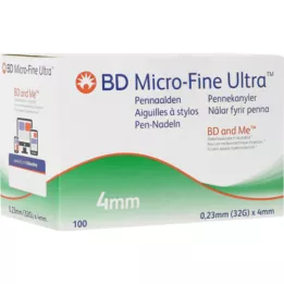 BD MICRO-FINE ULTRA Aghi da penna 0,23x4 mm, 100 pz