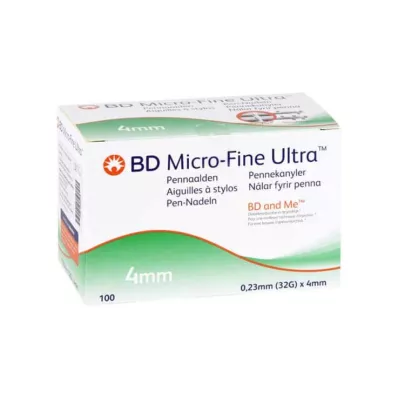 BD Aghi Micro-Fine Ultra Pen 0,23x4 mm, 100 pz