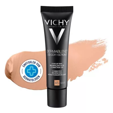 Vichy Dermablend 3D Correction Make-Up 45 Oro, 30 ml Vichy Dermablend 3D Correction Make-Up 45 Oro, 30 ml