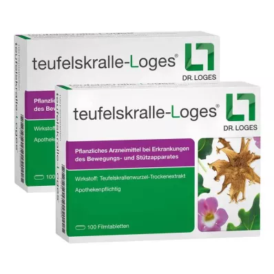 TEUFELSKRALLE-LOGES Compresse rivestite con film, 200 pezzi