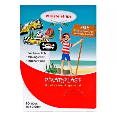 PIRATOPLAST Strisce di gesso Boys 3 misure, 16 pz
