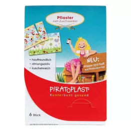PIRATOPLAST Ragazza in gesso bianco 6x10 cm, 6 pezzi