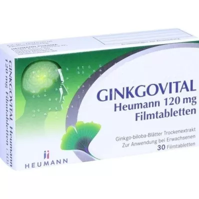 GINKGOVITAL Heumann 120 mg compresse rivestite con film, 30 pz