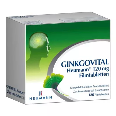 GINKGOVITAL Heumann 120 mg compresse rivestite con film, 120 pz