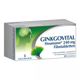 GINKGOVITAL Heumann 240 mg compresse rivestite con film, 80 pz