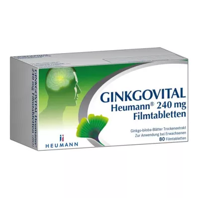 GINKGOVITAL Heumann 240 mg compresse rivestite con film, 80 pz GINKGOVITAL Heumann 240 mg compresse rivestite con film, 80 pz
