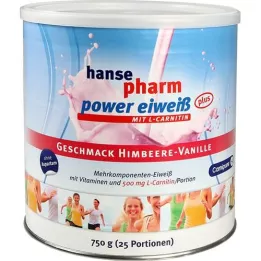 HANSEPHARM Power Protein plus Lampone-Vaniglia Plv., 750 g