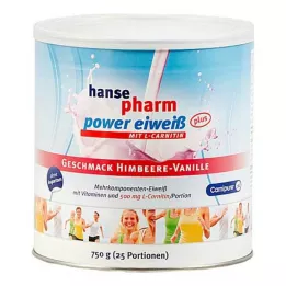 HANSEPHARM Power Protein plus Lampone-Vaniglia Plv., 750 g