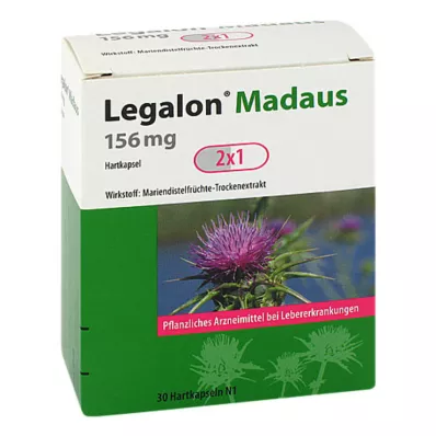Legalon Madaus 156 mg capsule rigide, 30 pz