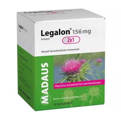 Legalon Madaus 156 mg capsule rigide, 60 pz