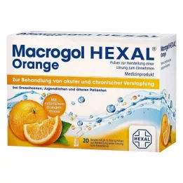 MACROGOL HEXAL Arancione Plv.z.Her.e.Ls.z.Einn.Btl., 20 pz