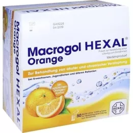 MACROGOL HEXAL Arancione Plv.z.Her.e.Ls.z.Einn.Btl., 50 pz