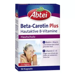 ABTEI Beta-Carotene Plus Skin Active B Vitamins Kps, 50 pz