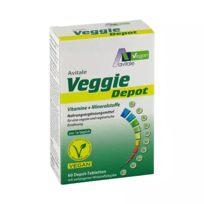 VEGGIE Depot Vitamins+Minerals Compresse, 60 Capsule