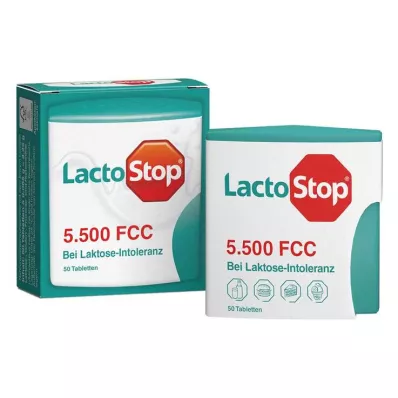 Lactostop 5.500 FCC Compresse con dispenser a scatto, 50 compresse Lactostop 5.500 FCC Compresse con dispenser a scatto, 50 compresse