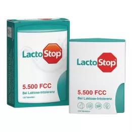 LACTOSTOP 5.500 FCC Compresse click dispenser, 120 pz