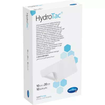 HYDROTAC Medicazione in schiuma 10x20 cm sterile, 10 pz