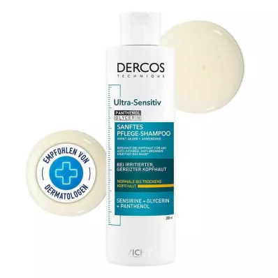 Vichy Dercos Shampoo Ultra Sensibile per Pelli Secche, 200 ml Vichy Dercos Shampoo Ultra Sensibile per Pelli Secche, 200 ml
