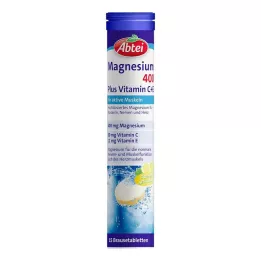 ABTEI Magnesio 400 più Vitamina C+E Compresse effervescenti, 15 pz