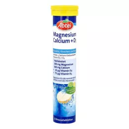 ABTEI Magnesio Calcio+D3 Compresse effervescenti, 15 pz