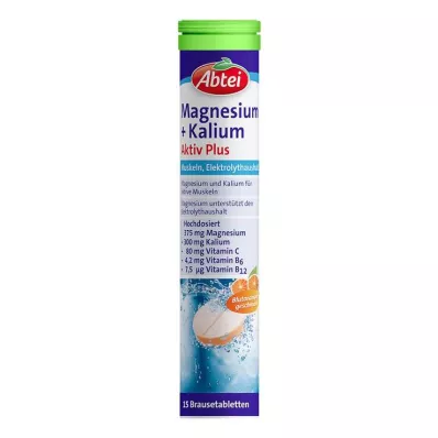 ABTEI Magnesio+Potassio Active Plus Compresse effervescenti, 15 pz