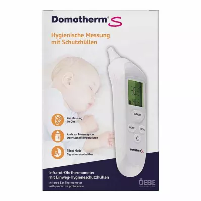 DOMOTHERM S Termometro auricolare a infrarossi, 1 pz DOMOTHERM S Termometro auricolare a infrarossi, 1 pz