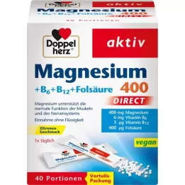 DOPPELHERZ Magnesio+B Vitamine DIRECT Pellet, 40 pz