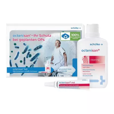Octenisan set lozione detergente + gel per il naso, 1 pz