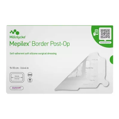 Adesivo per medicazione in schiuma Mepilex Border Post-Op 9x10 cm, 10 pz