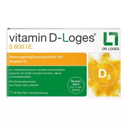 VITAMIN D-LOGES 5.600 I.E. Wo.Depot Chewabl.Fam.Pa, 60 pz