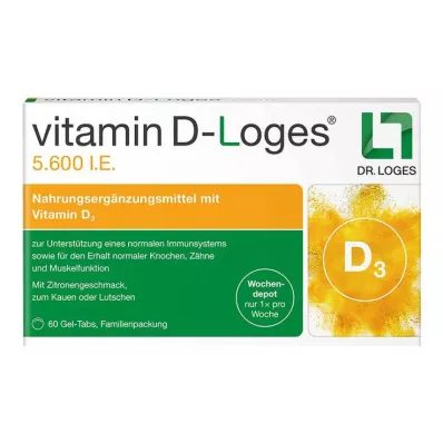 VITAMIN D-LOGES 5.600 I.E. Wo.Depot Chewabl.Fam.Pa, 60 pz VITAMIN D-LOGES 5.600 I.E. Wo.Depot Chewabl.Fam.Pa, 60 pz