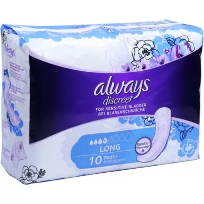 ALWAYS inserto discreto per incontinenza lungo, 10 pz