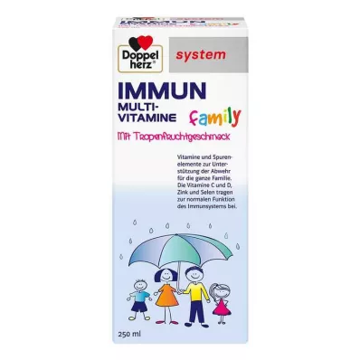 DOPPELHERZ Sistema immunitario liquido per famiglie, 250 ml
