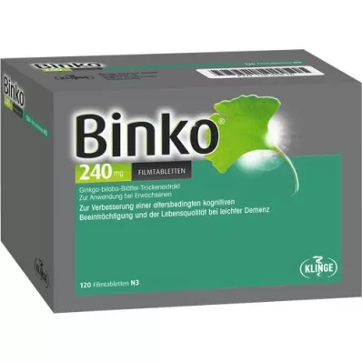 BINKO 240 mg compresse rivestite con film, 120 pezzi