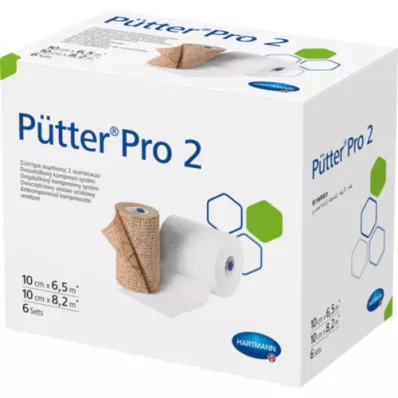 PÜTTERPRO 2 Sistema di compressione a 2 componenti 10 cm, 6X2 pz